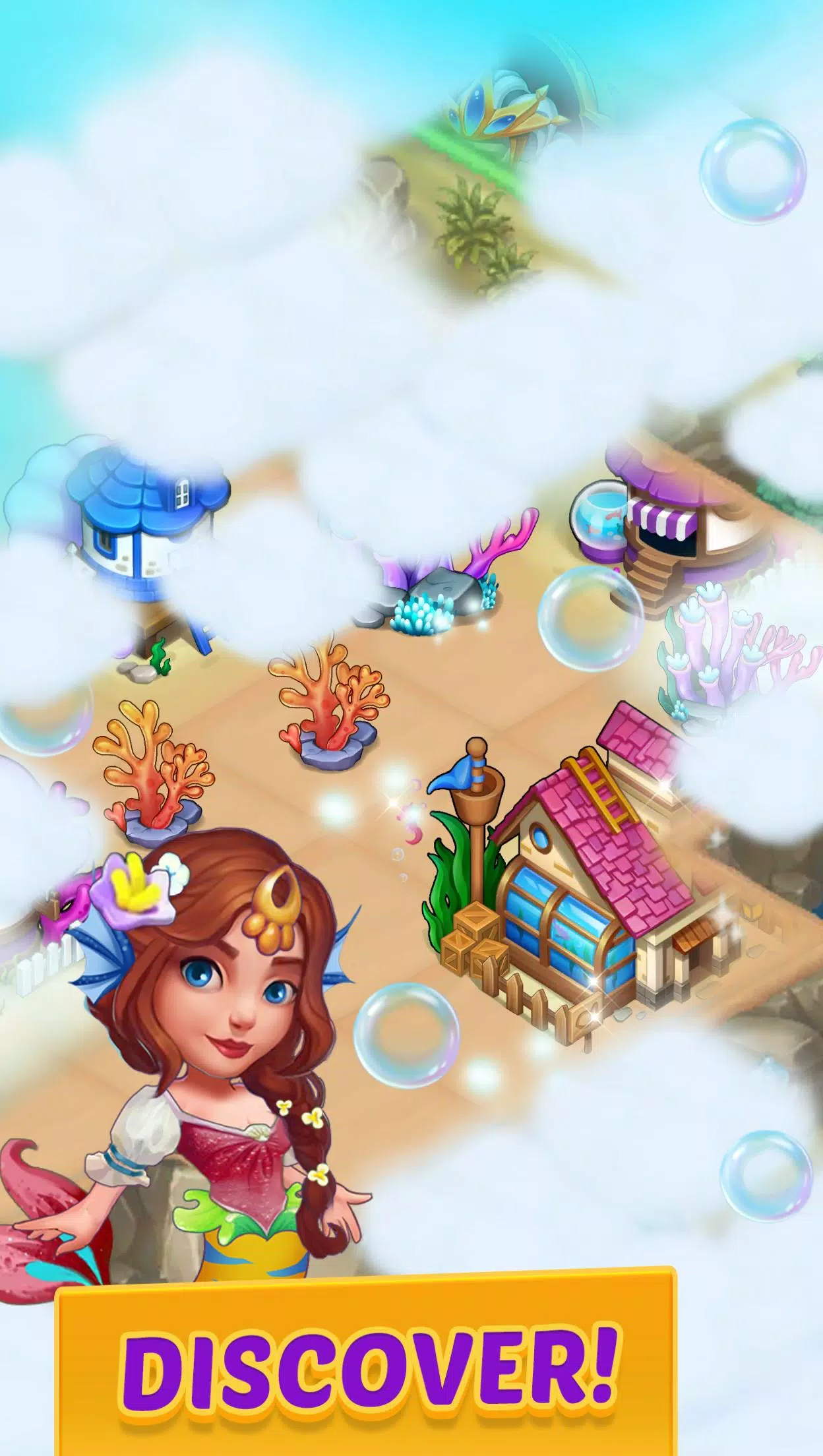 Merge Mermaids-magic puzzles Tangkapan skrin 2