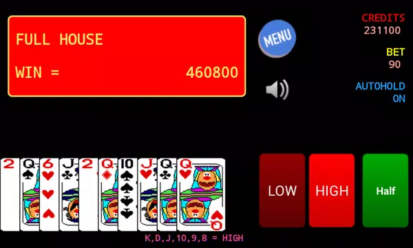 Jolly Card Poker Скриншот 2