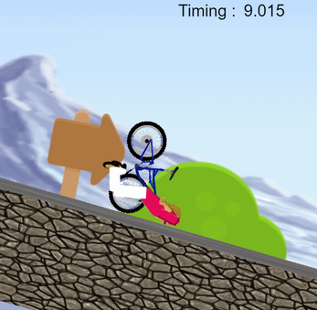 Corey (Downhill bike physics demo) Screenshot 3