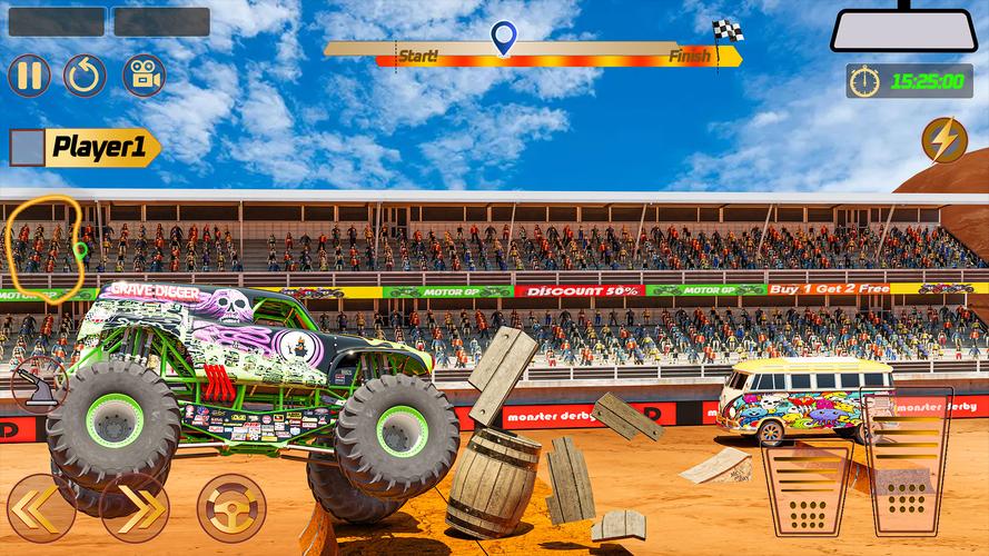 Monster Truck: Derby Games スクリーンショット 2