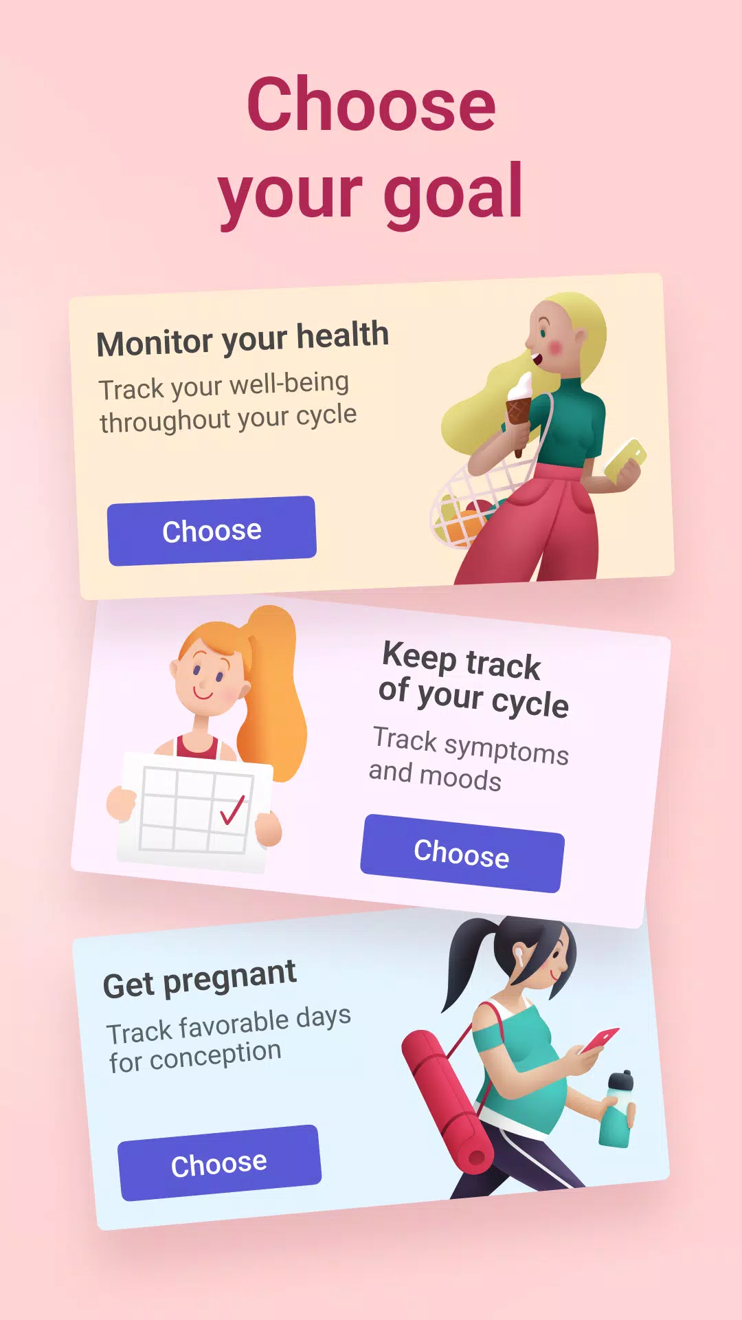 Clover－Period & Cycle Tracker Schermafbeelding 2