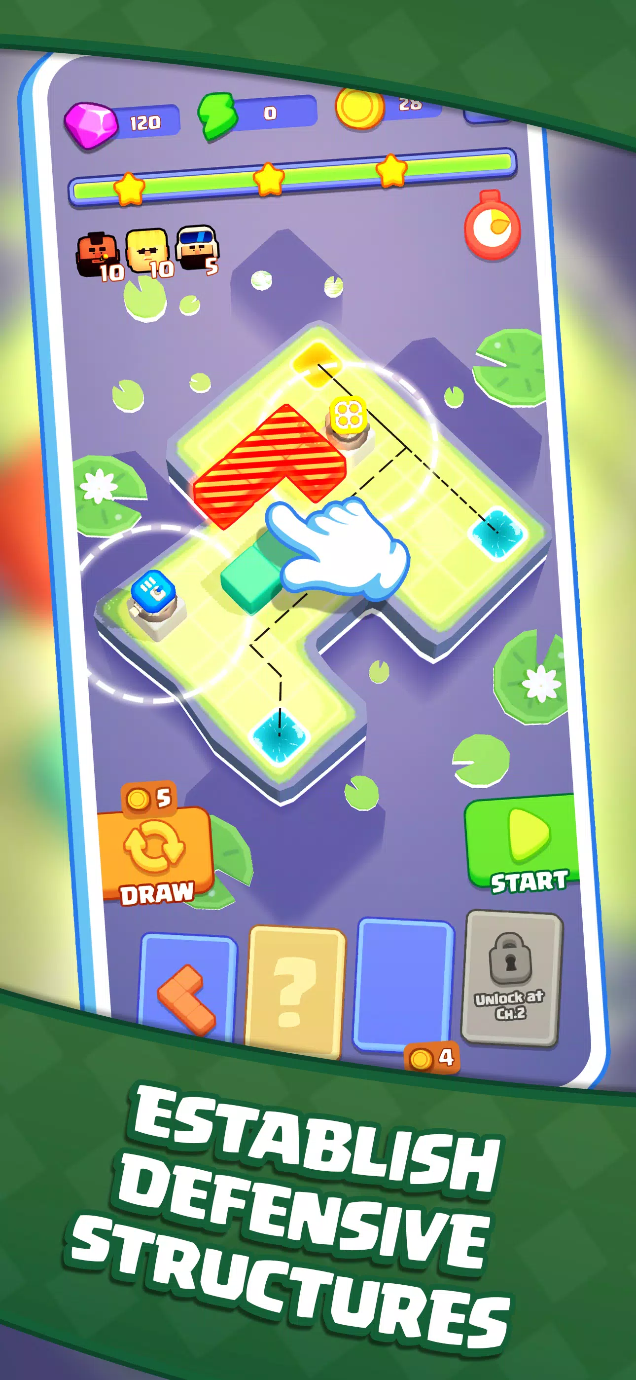 Block Blast: Tower Defense Screenshot 2