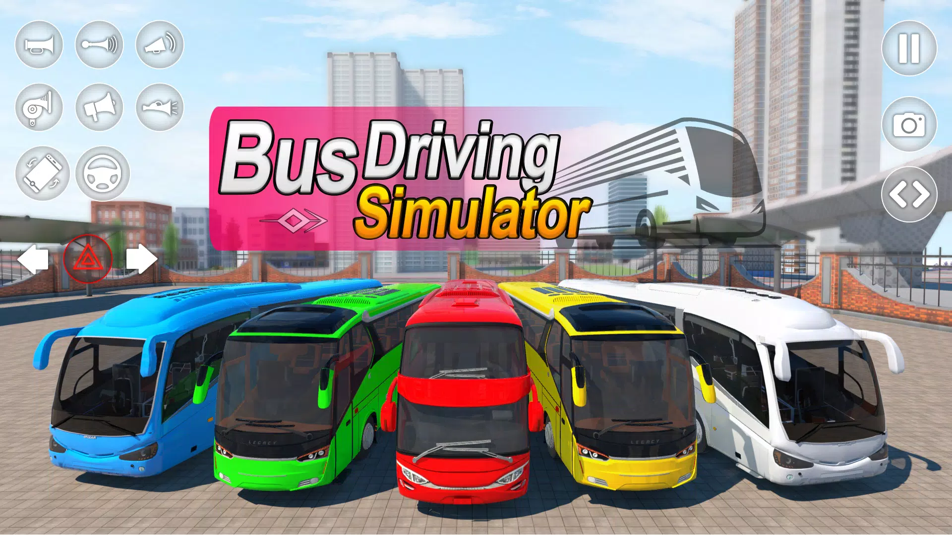 Bus Driving Games 3d Simulator ဖန်သားပြင်ဓာတ်ပုံ 3