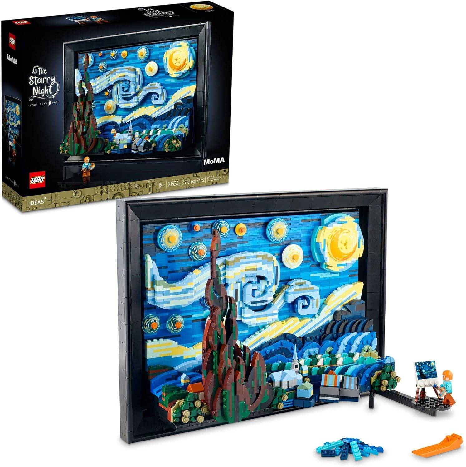 Idee lego vincent van gogh la notte stellata