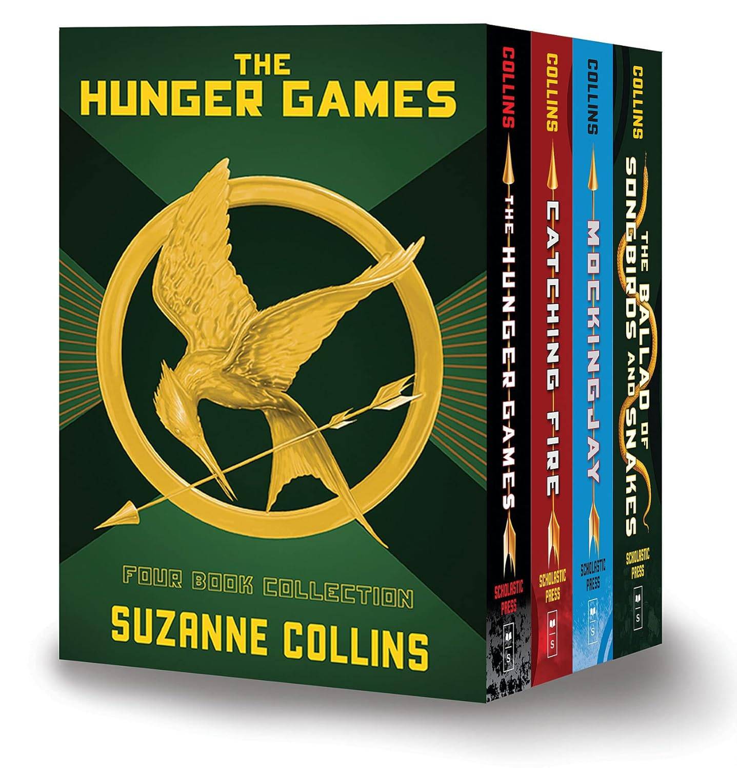 Hunger Games 4-Book-book hardcover box ကို set