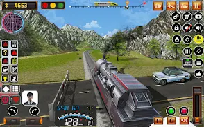 Uphill Train Track Simulator Captura de tela 0