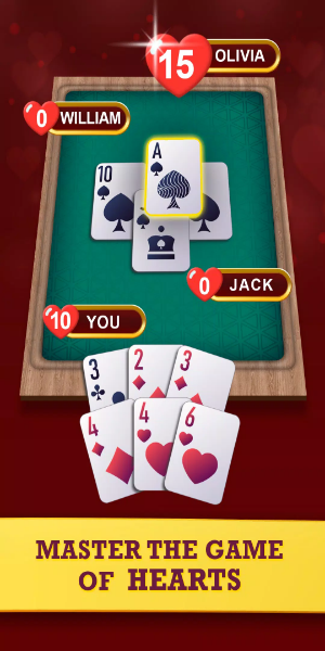 Hearts: Classic Card Game Fun Screenshot 1