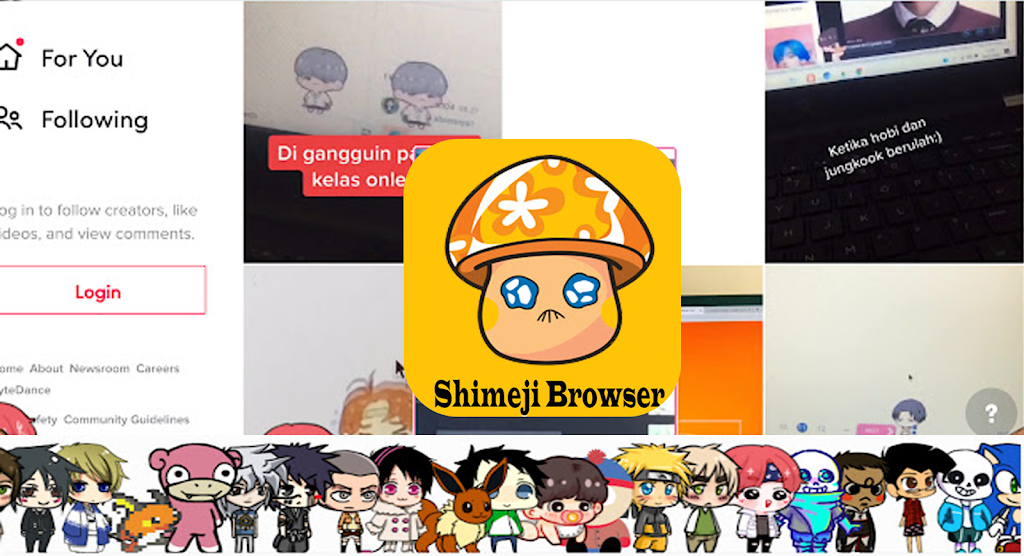 Shimeji Browser Extension ဖန်သားပြင်ဓာတ်ပုံ 1