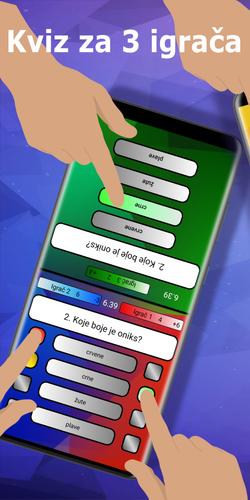 Kviz za 3 & 4 igrača應用截圖第0張