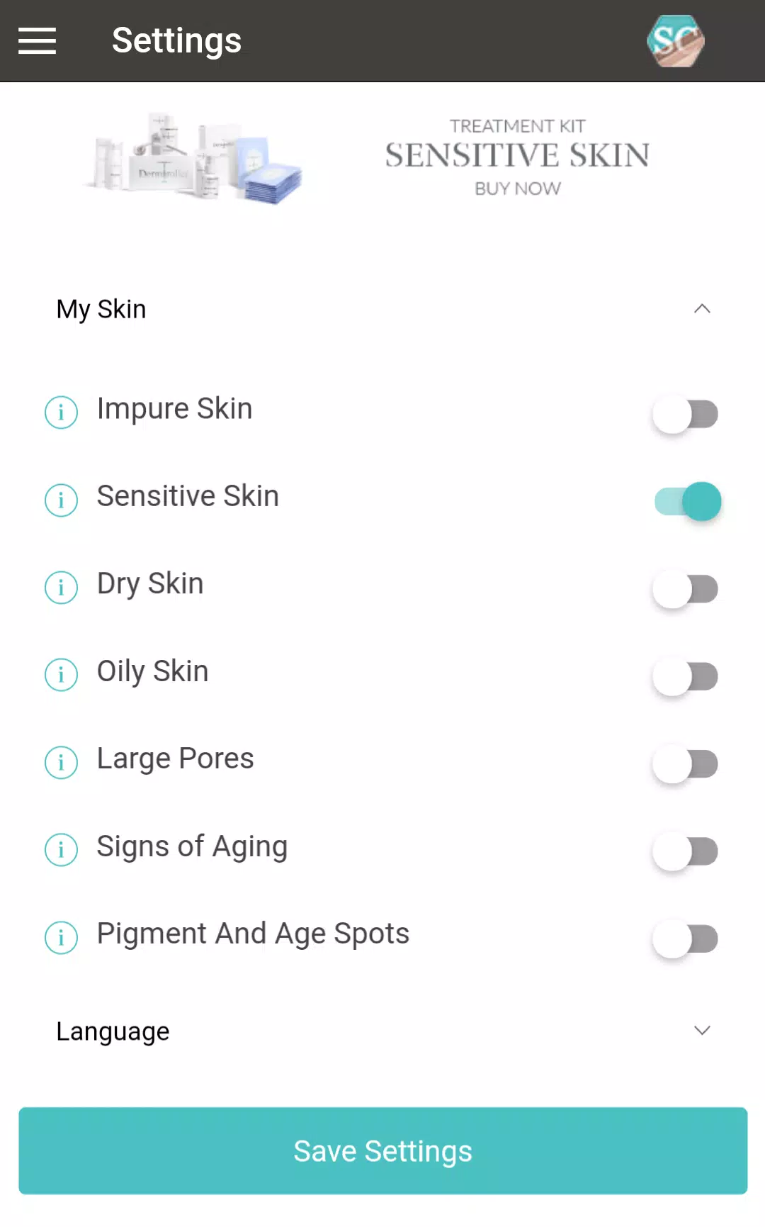 SkinCheck ภาพหน้าจอ 3