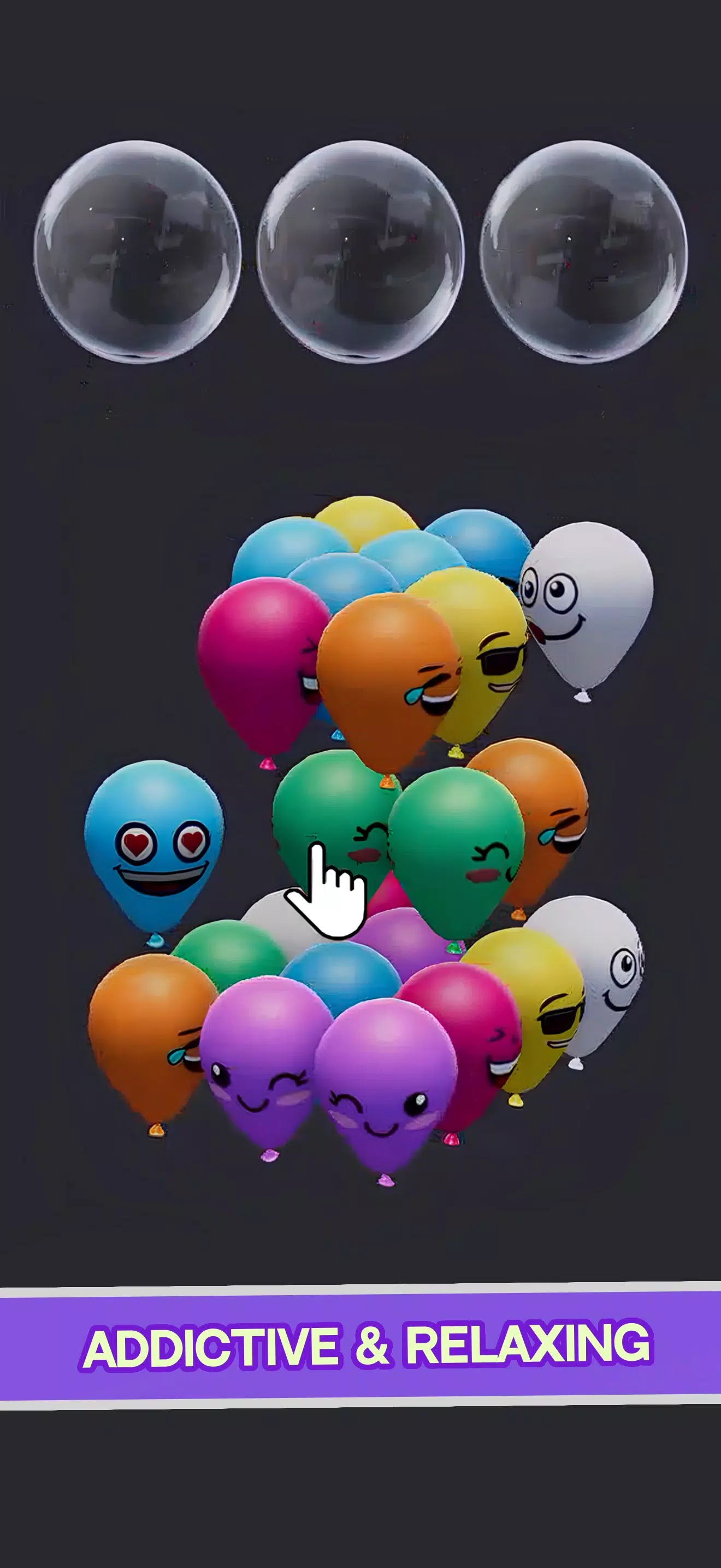 Match Balloons 3D Скриншот 3