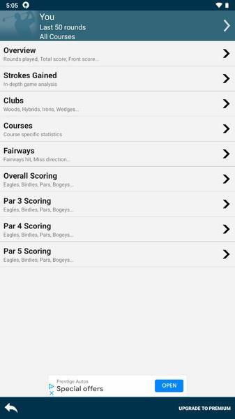 Golf Pad: Golf GPS & Scorecard应用截图第1张