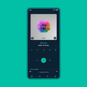 Aurora - Poweramp Skin应用截图第0张