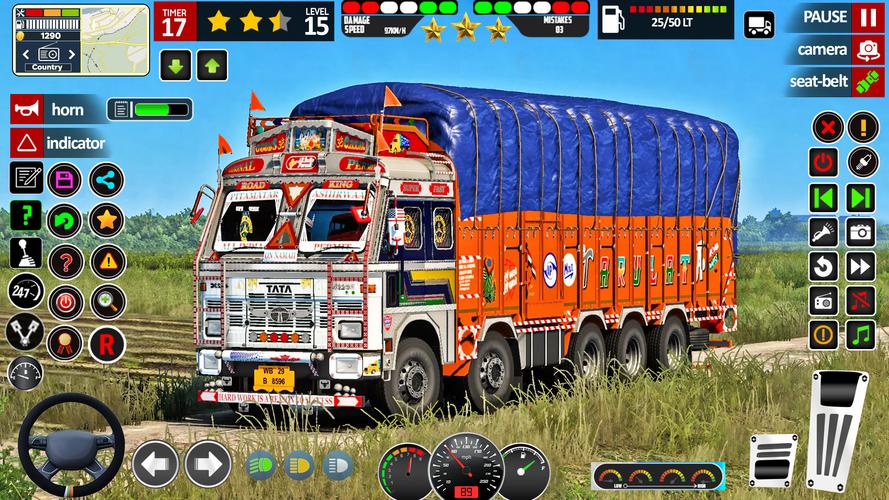 Indian Lorry Truck Driving 3d Captura de pantalla 2