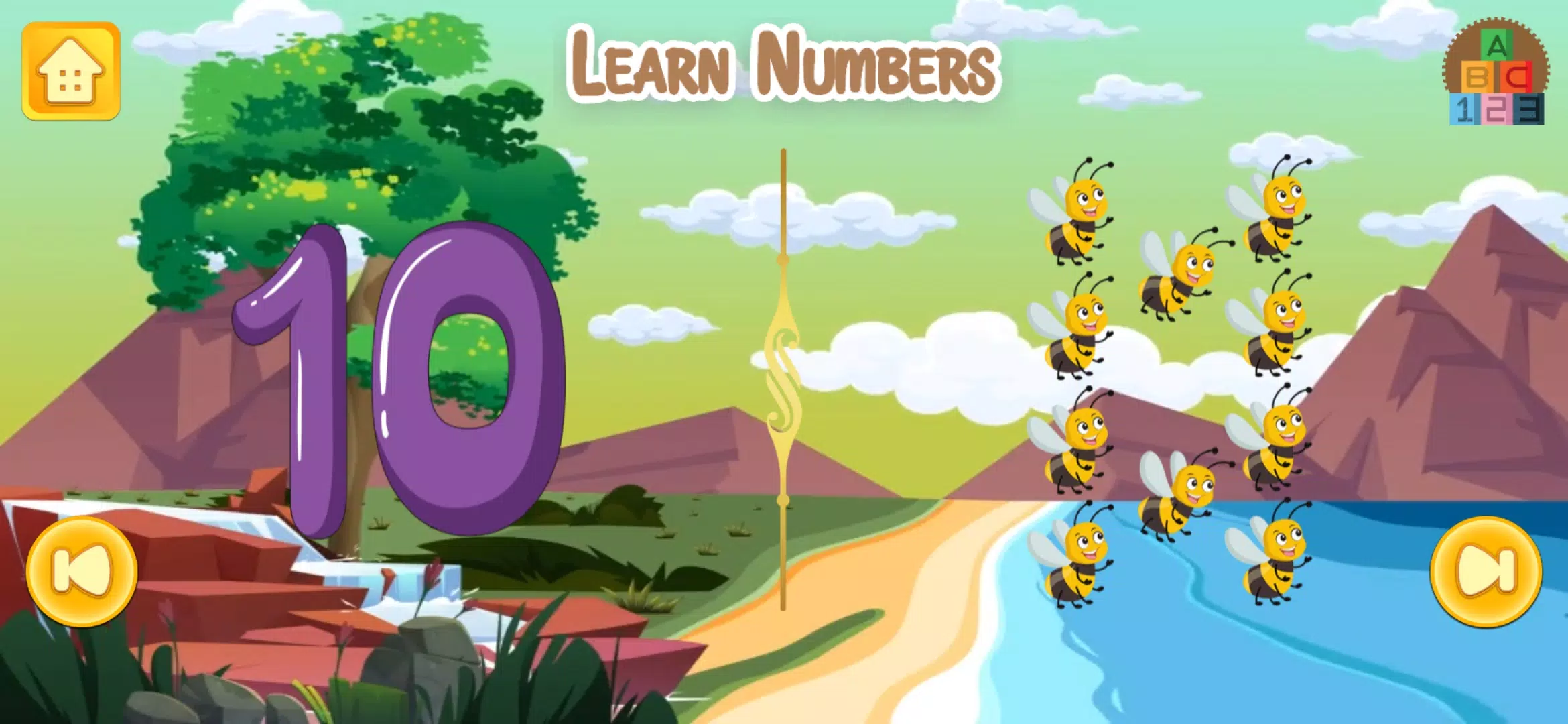 Learn numbers and letters ဖန်သားပြင်ဓာတ်ပုံ 2