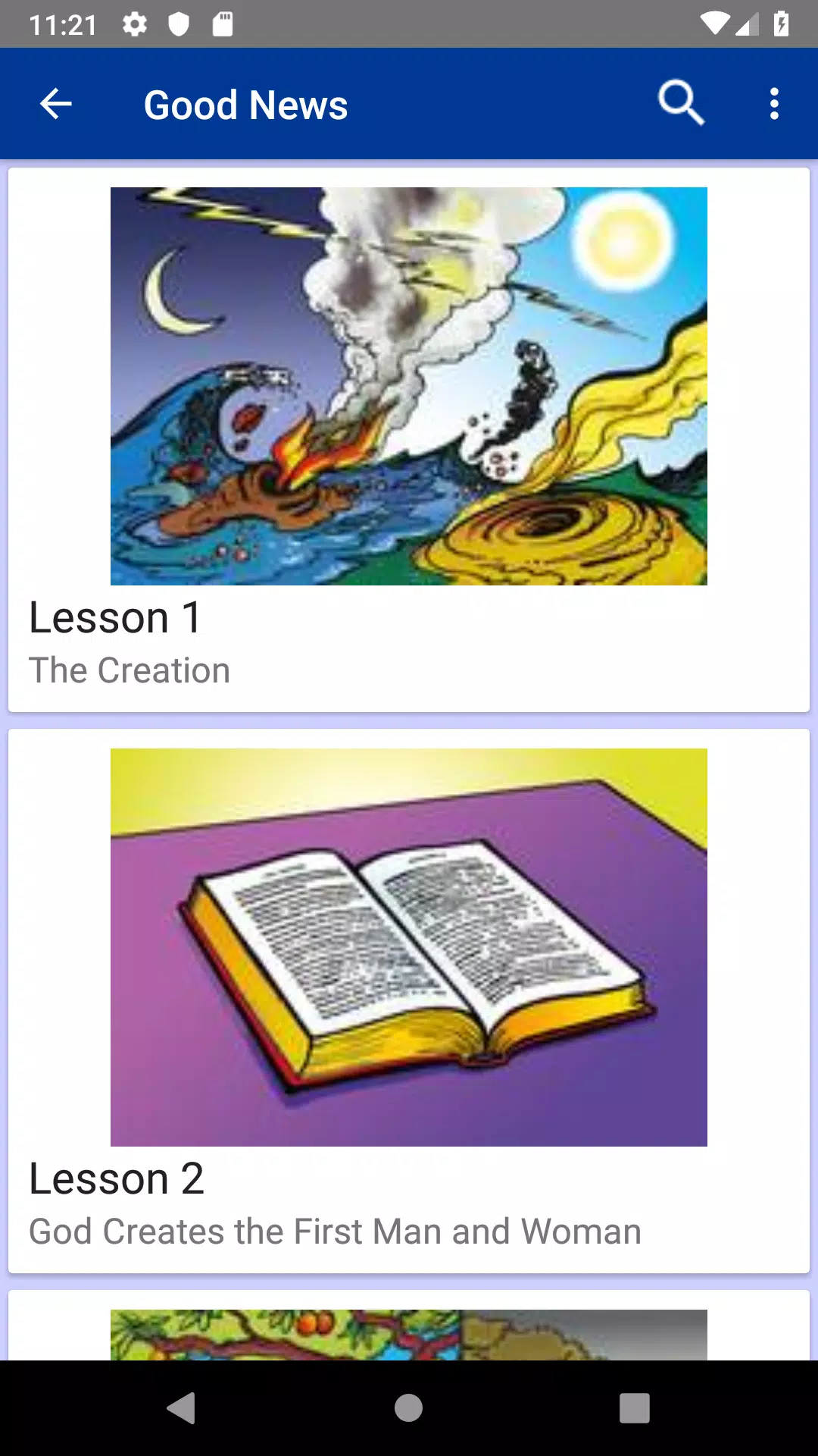 Schermata Sunday School Lessons 1