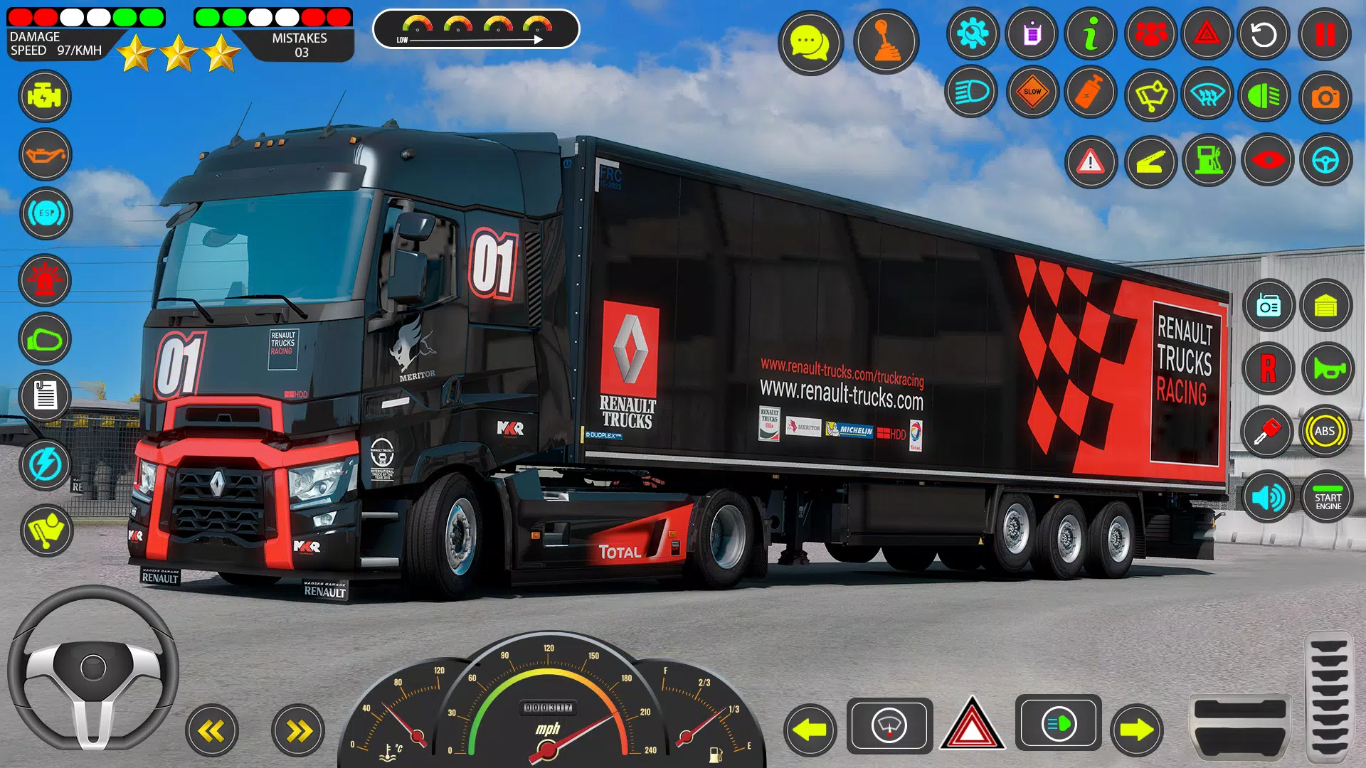 Euro Truck Games Sim 3d Schermafbeelding 3