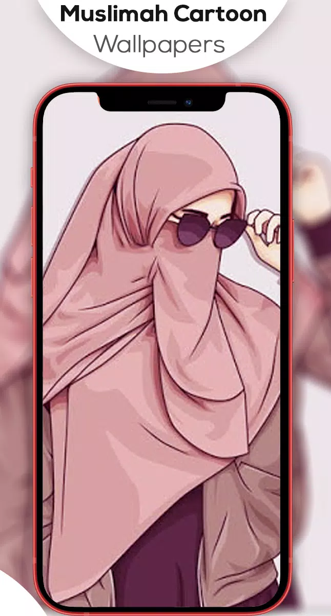 Muslimah Cartoon Wallpapers HD应用截图第3张