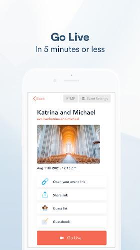 EventLive - Live Stream Events Ảnh chụp màn hình 3