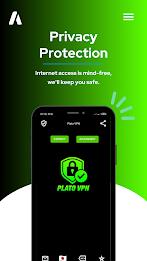 Plato VPN Super Fast Secure Ảnh chụp màn hình 1