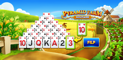 Pyramid Solitaire - Farm Trip Скриншот 0