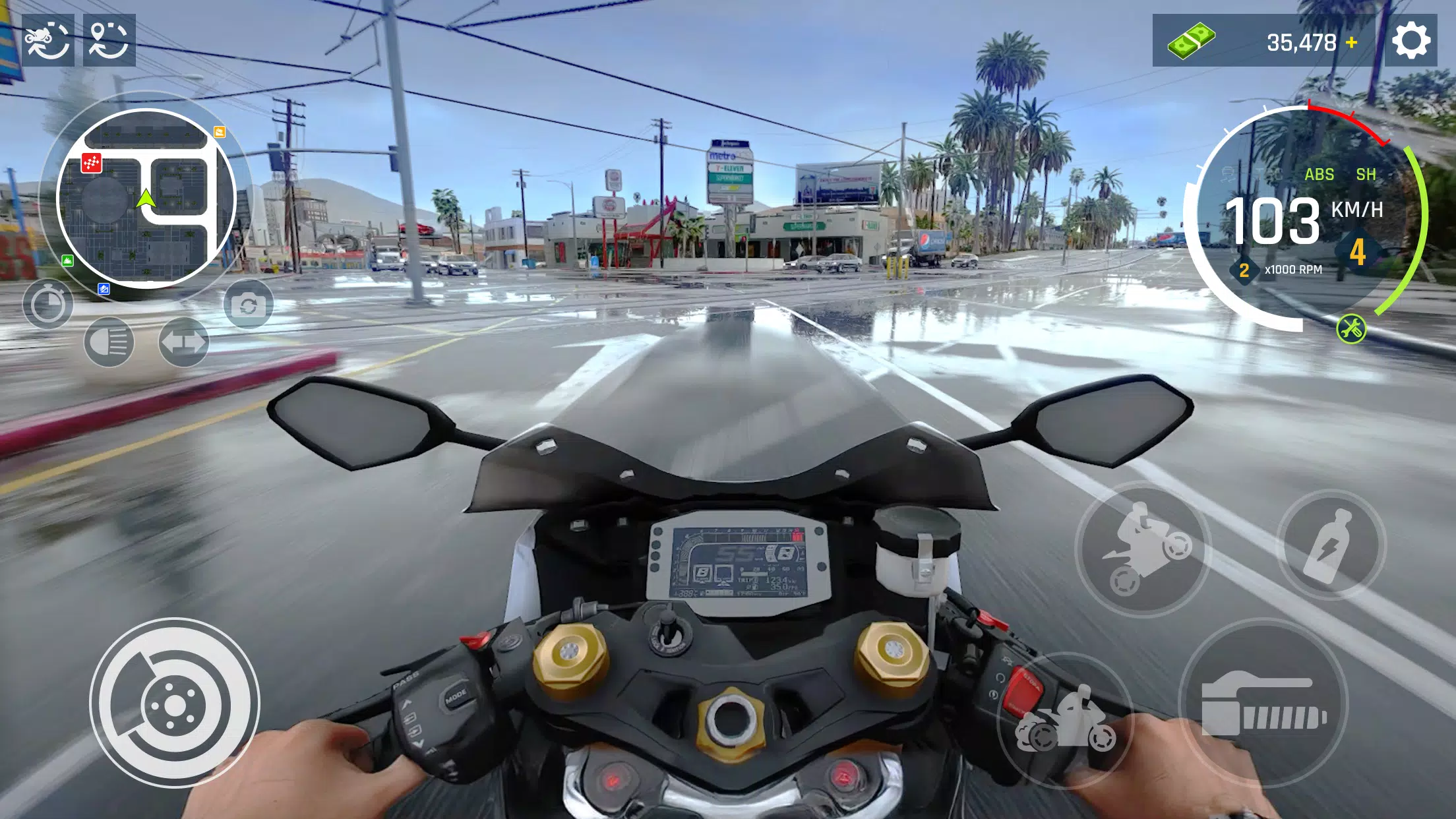 Real Moto Driving Capture d'écran 1
