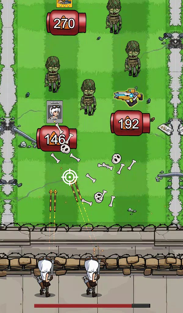 Zombie War - Idle TD game Скриншот 1