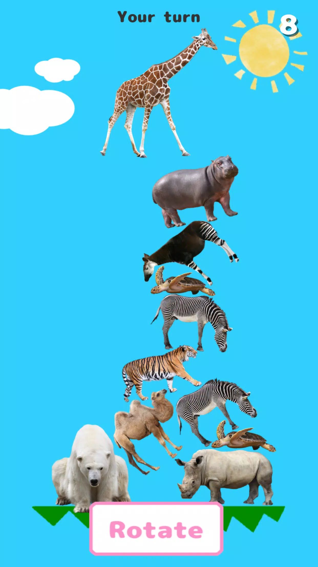 Animal Tower Battle