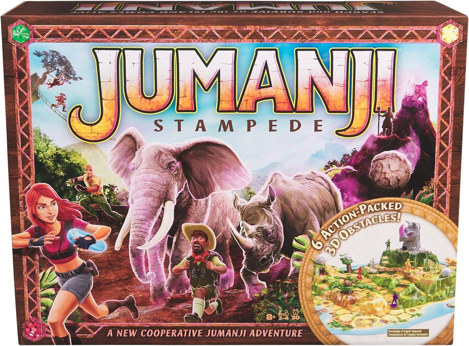 Jumanji Stampede棋盘游戏现在$ 9销售