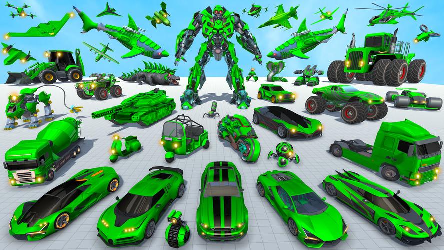 Shark Robot Car Game 3d Capture d'écran 1