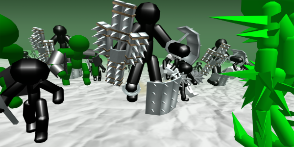 Stickman Simulator: Zombie War Captura de pantalla 0