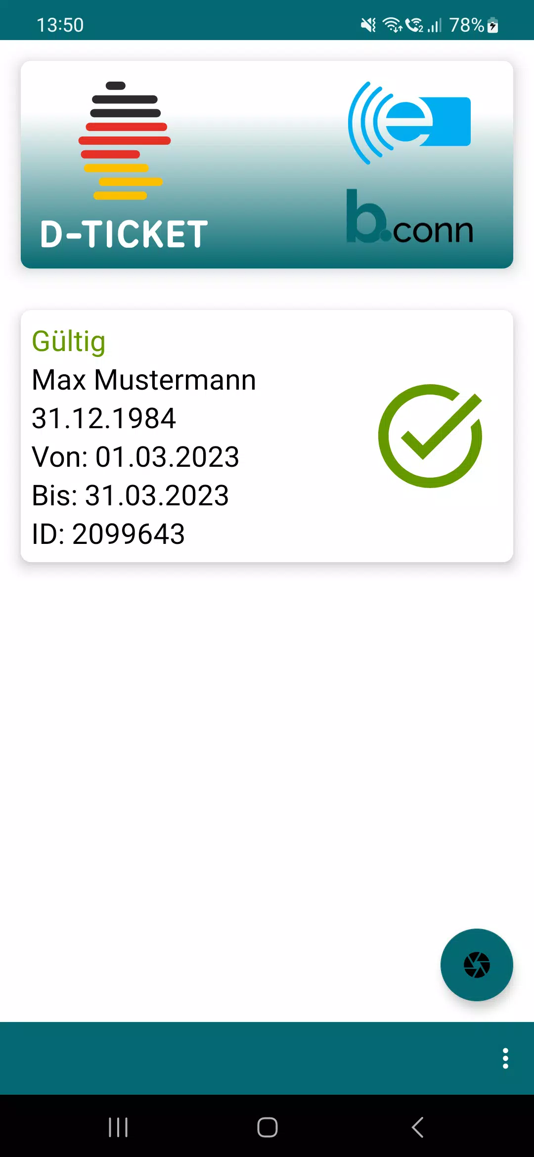 Deutschlandticket Kontrolle 스크린샷 1