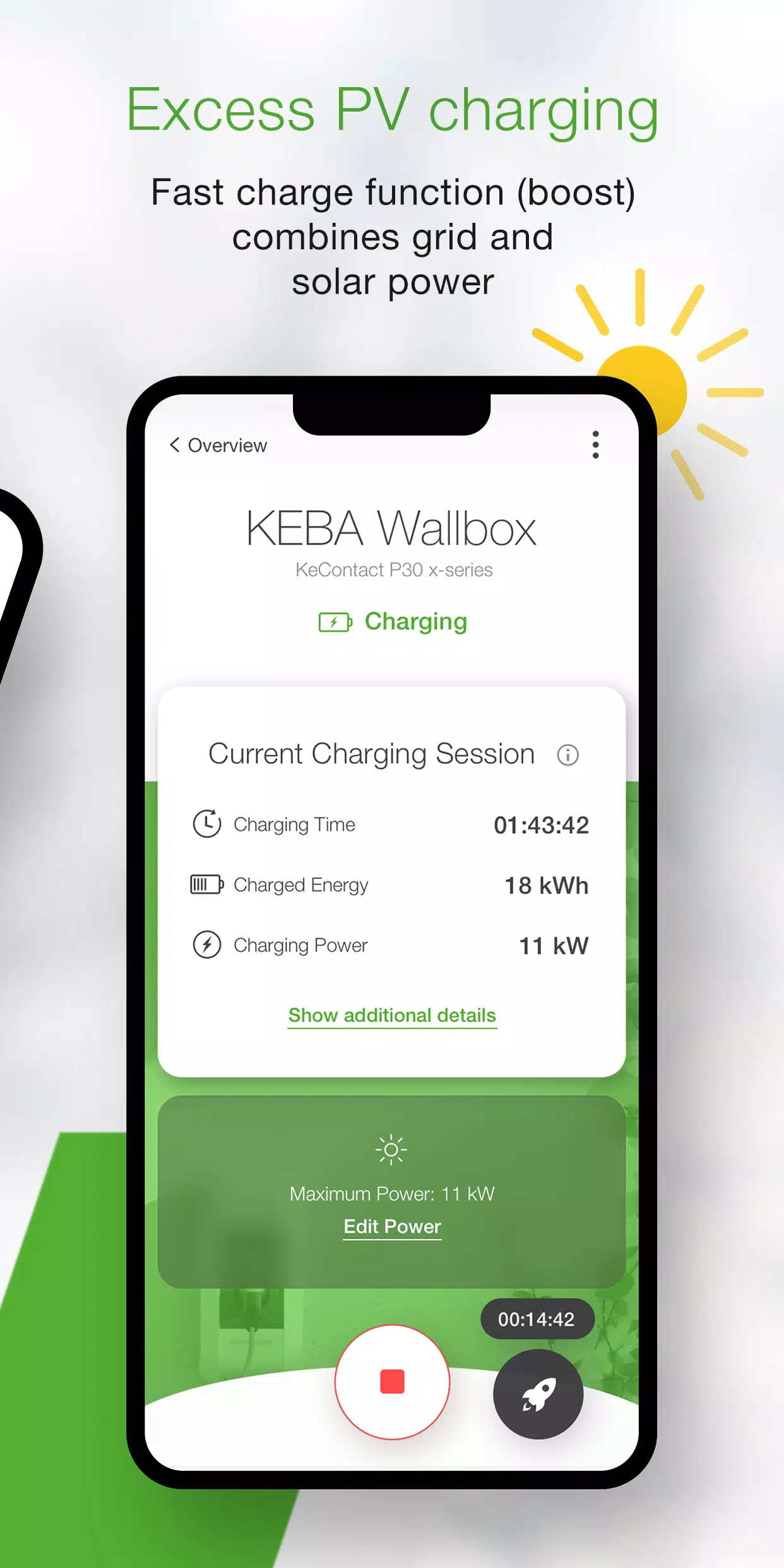 KEBA eMobility App Ảnh chụp màn hình 3