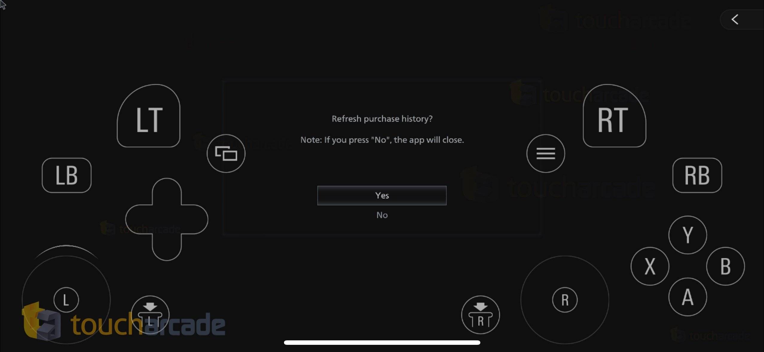 Image: DRM confirmation screen