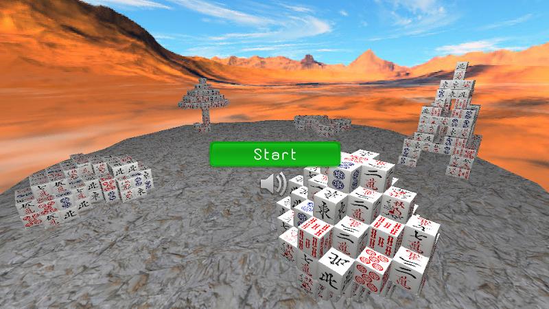 Mahjong Cubic 3D Captura de pantalla 0