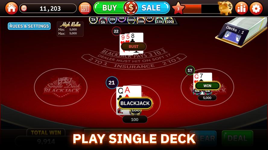 Blazing Bets Blackjack 21 スクリーンショット 3