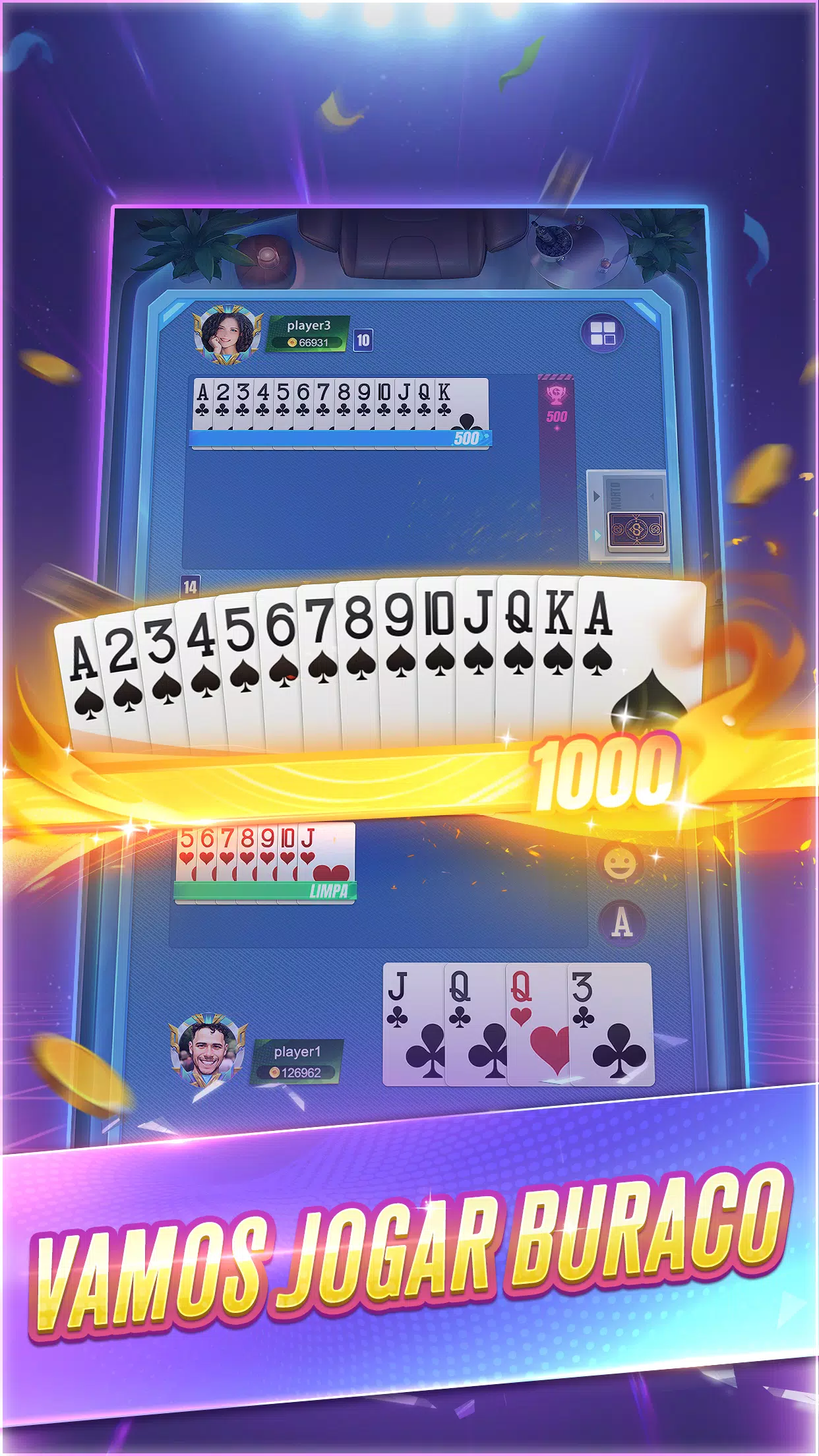 Golden Truco: Domino&Buraco スクリーンショット 2