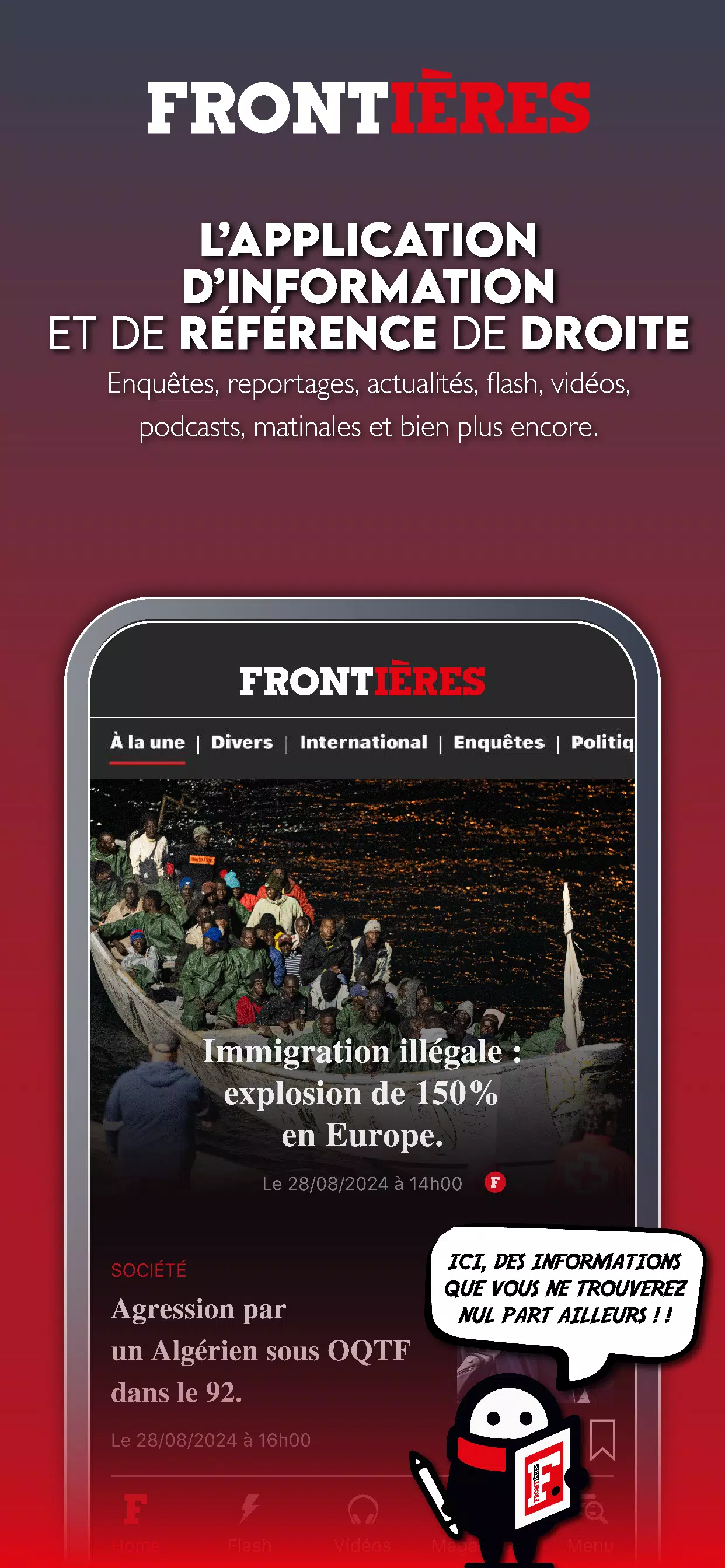 Frontières Media Tangkapan skrin 0