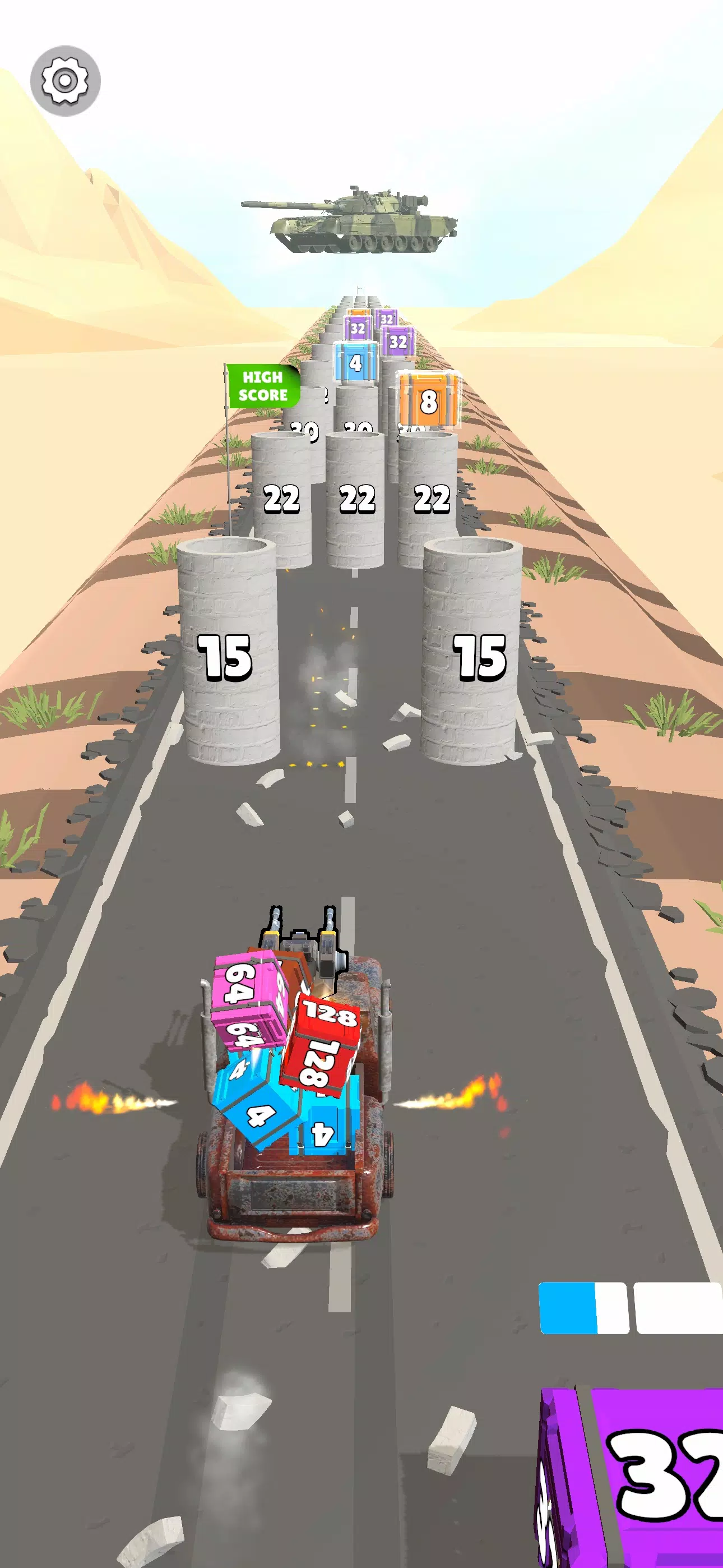 Car Rush 2048 Screenshot 2