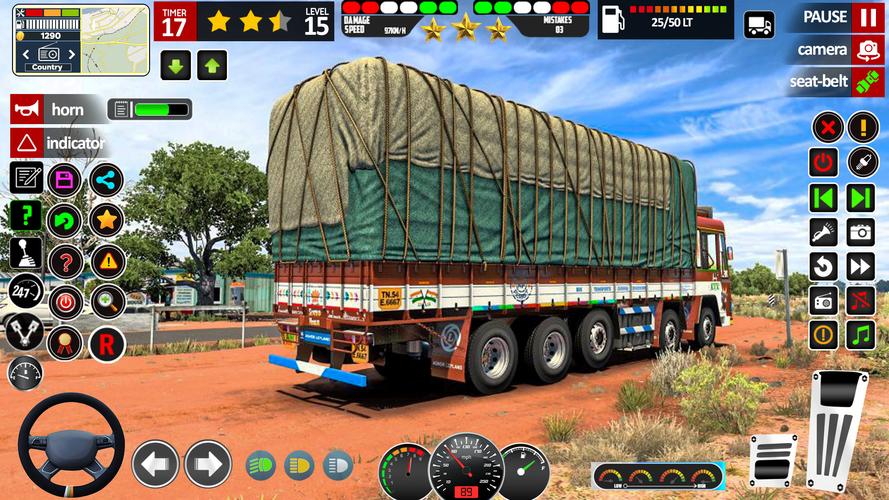 Indian Lorry Truck Driving 3d Captura de pantalla 3