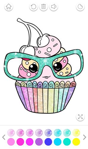 Glitter Coloring Game for Kids Capture d'écran 1