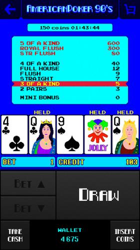 American Poker 90's Casino ဖန်သားပြင်ဓာတ်ပုံ 1
