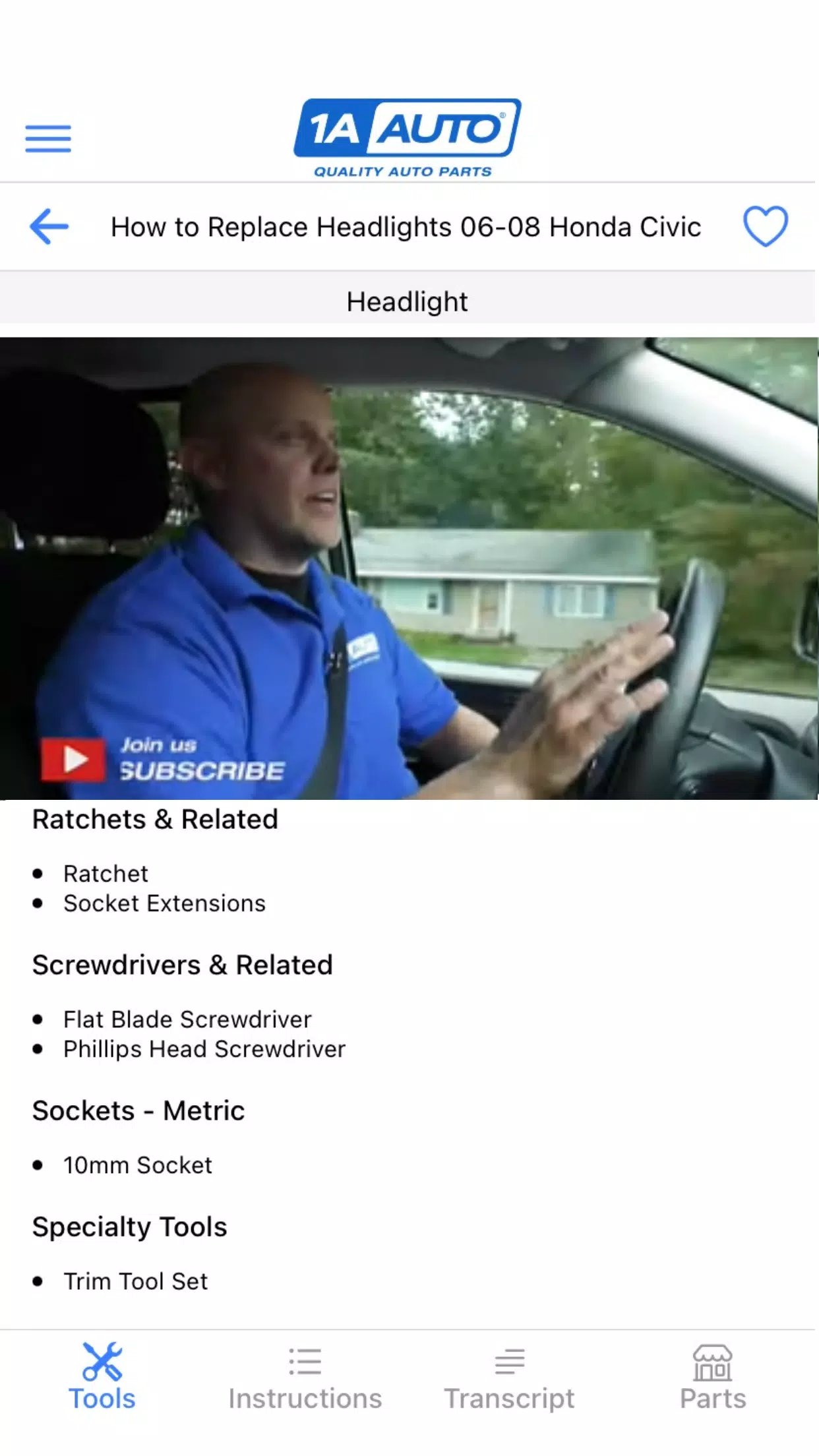 1A Auto Schermafbeelding 2