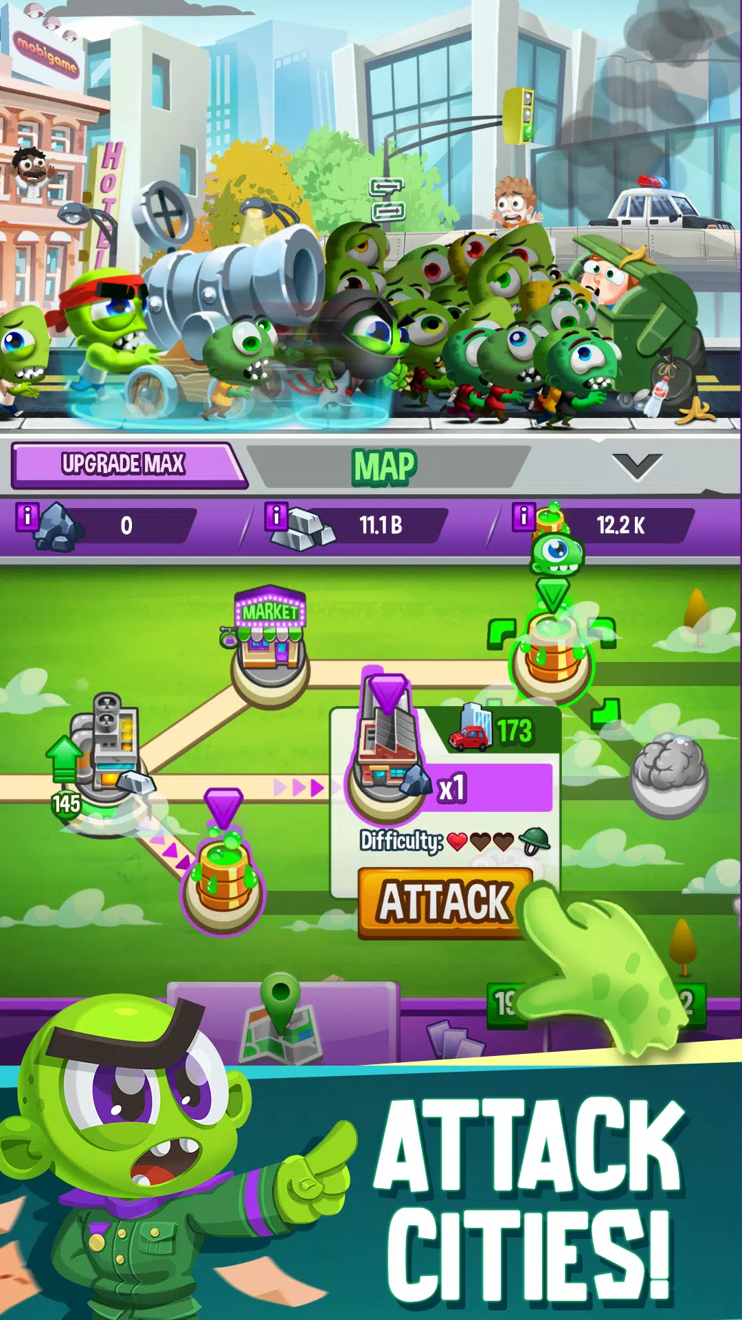 Idle Rush : Zombie Tsunami ဖန်သားပြင်ဓာတ်ပုံ 2