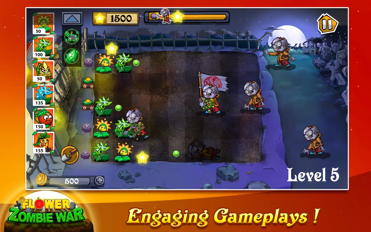 Flower Zombie War应用截图第1张