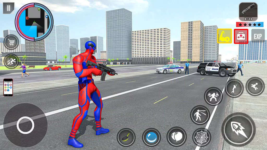 Spider Rope Action Game Zrzut ekranu 1