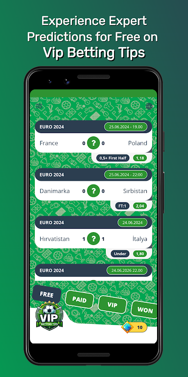 Vip Betting Tips Schermafbeelding 0
