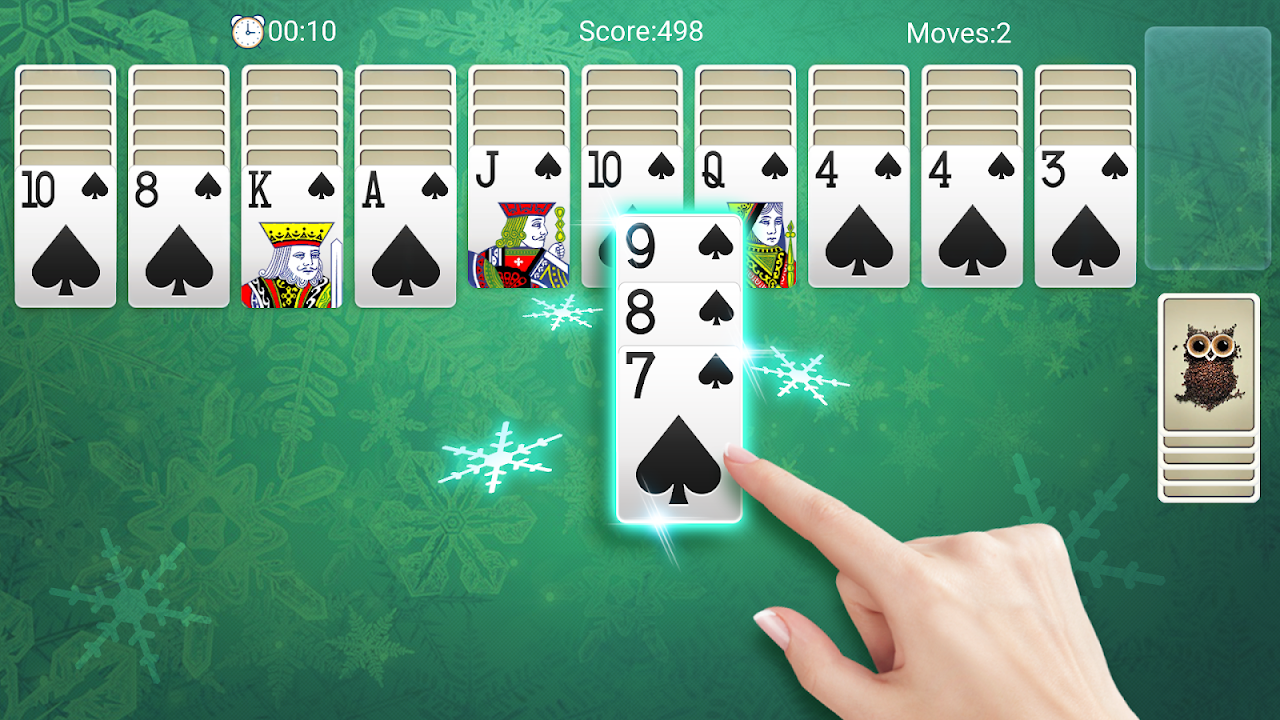 Spider Solitaire Classic Game 스크린샷 2