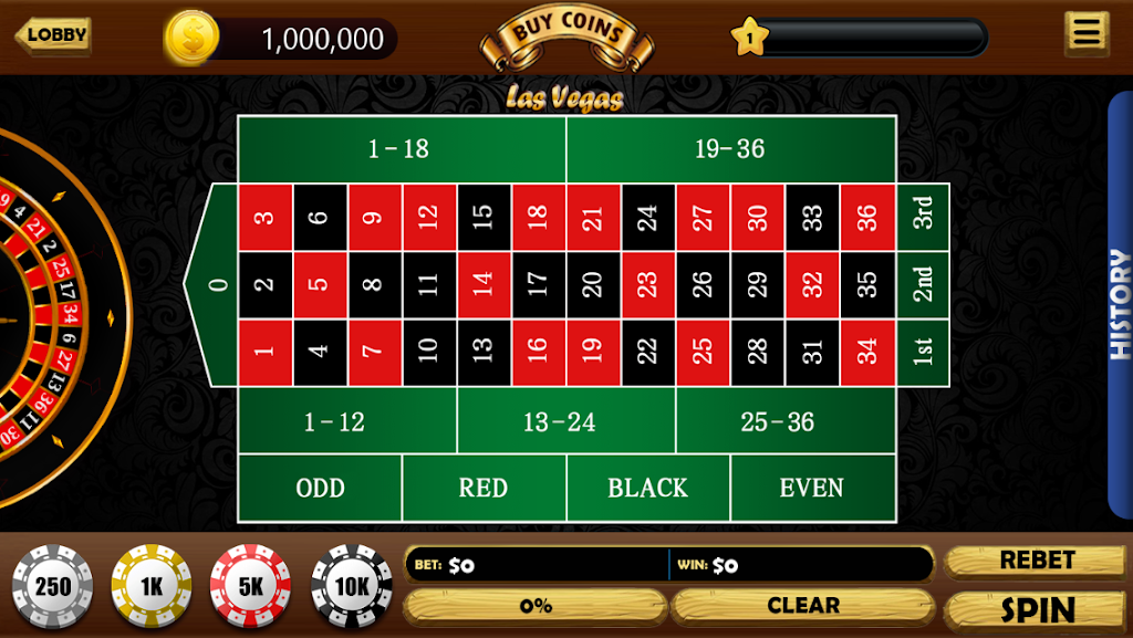 Roulette VIP Deluxe Bet Pro Zrzut ekranu 1
