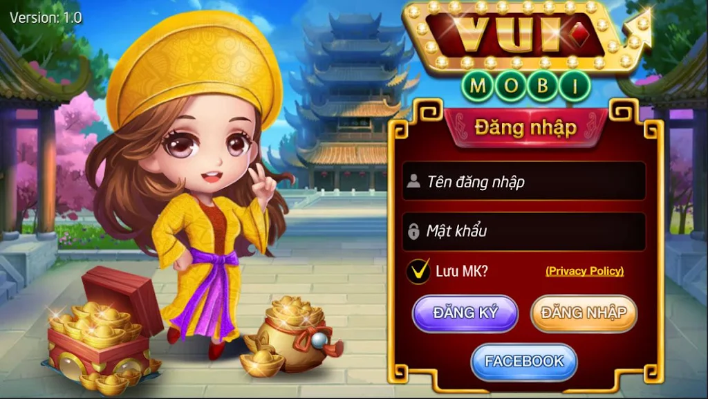 VUI MOBI - Cổng game bài online Ekran Görüntüsü 0